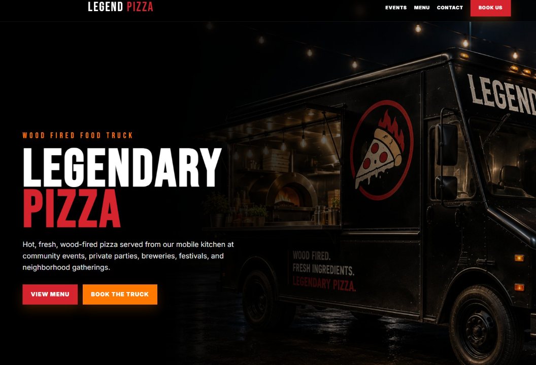 Food Trucks turnkey website thumbnail